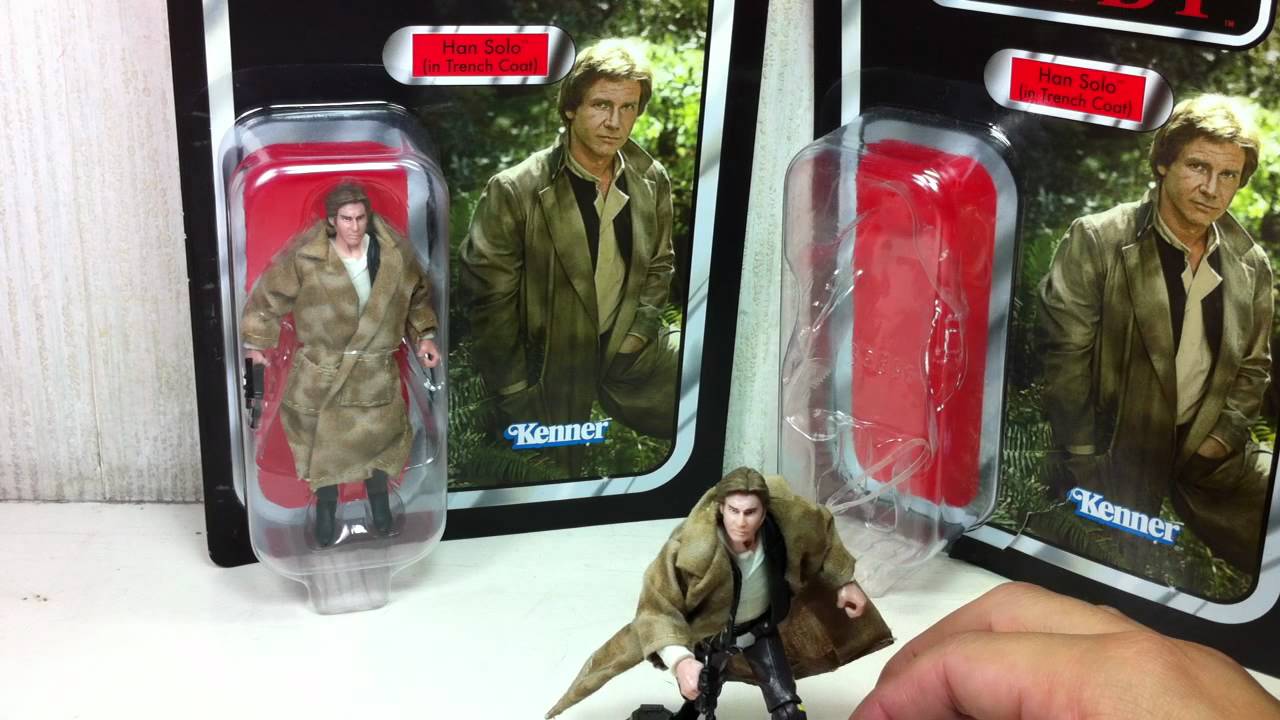 Hasbro Star Wars The Saga Collection Han In Trench Coat Action Figure