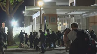 Pepper spray used on small crowd at Portland ICE facility