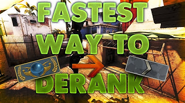 How To: Derank In CSGO FAST 2017 (DERANKING TUTORIAL CSGO TIPS & Tricks)