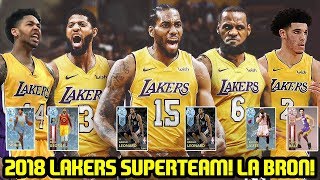 LEBRON TO LAKERS! 2019 SUPERTEAM! KAWHI, PAUL GEORGE TEAM UP! NBA 2K18 MYTEAM SUPERMAX