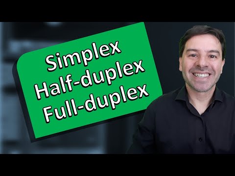 Vídeo: Quantos pares de fios são usados com half duplex?