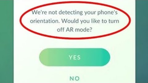 How to fix AR Camera not working error_Pokemon go