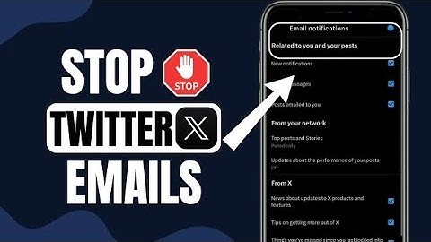 How To Stop Twitter (X) From Sending Emails