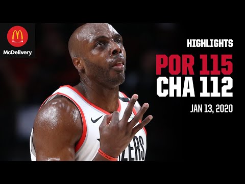 Trail Blazers 115, Hornets 112 | Game Highlights by McDelivery | January 13, 2020