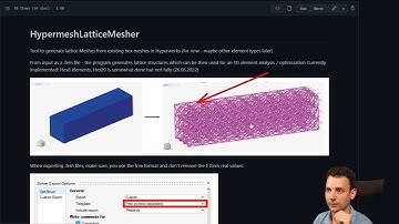 Coding: Lattice Structures Mesher in Python for Hypermesh
