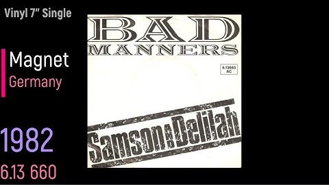 Bad Manners   -  Samson And Deleilah