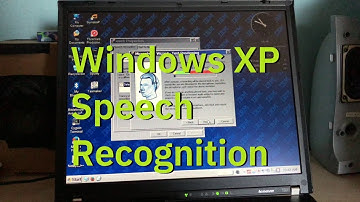 Setting up Speech Recognition on Windows XP with Office 2003