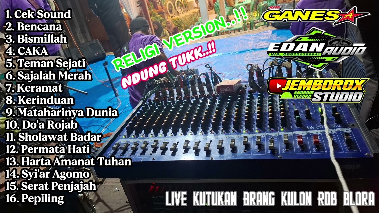 Kumpulan Lagu RELIGI Kalem Nikmad Didengar Sambil Santai//NEW GANESA//EDAN PRO AUDIO//JEMBOROX STUDI
