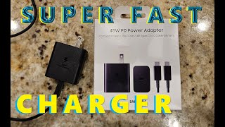 SUPER FAST CHARGING. 45 W. Watch Before You Buy a Phone Charger. How Fast Will it Charge Samsung S23 by OneSimpleDad 74 views 6 months ago 6 minutes, 53 seconds