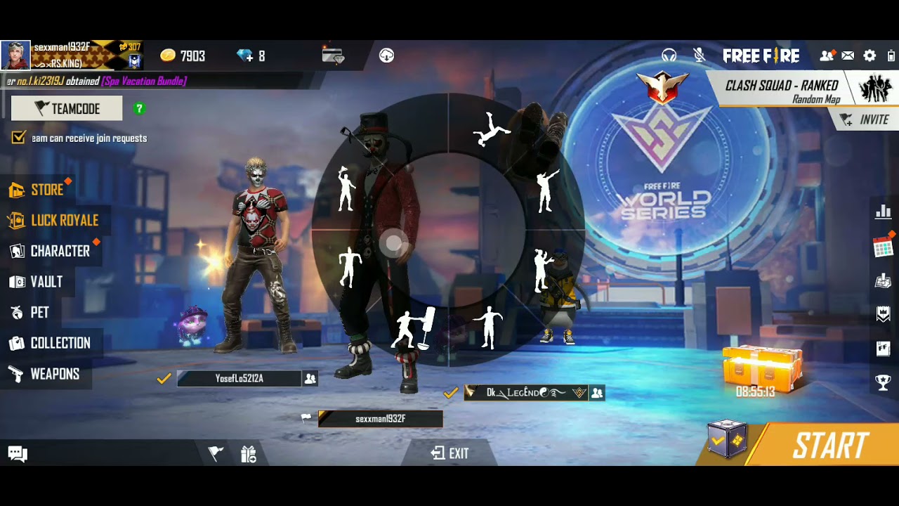 new free fire ka emote to kesa hai bhai ❤️❤️ 