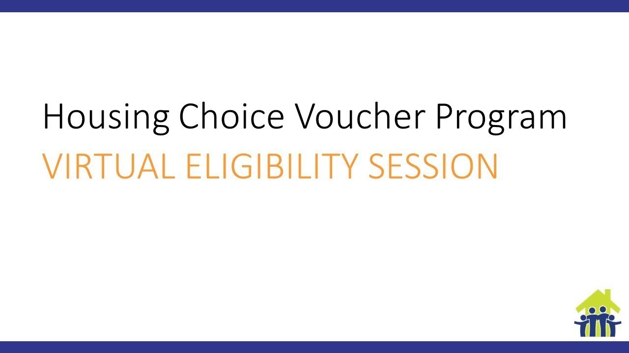 Housing Choice Voucher Program Virtual Group Session English YouTube