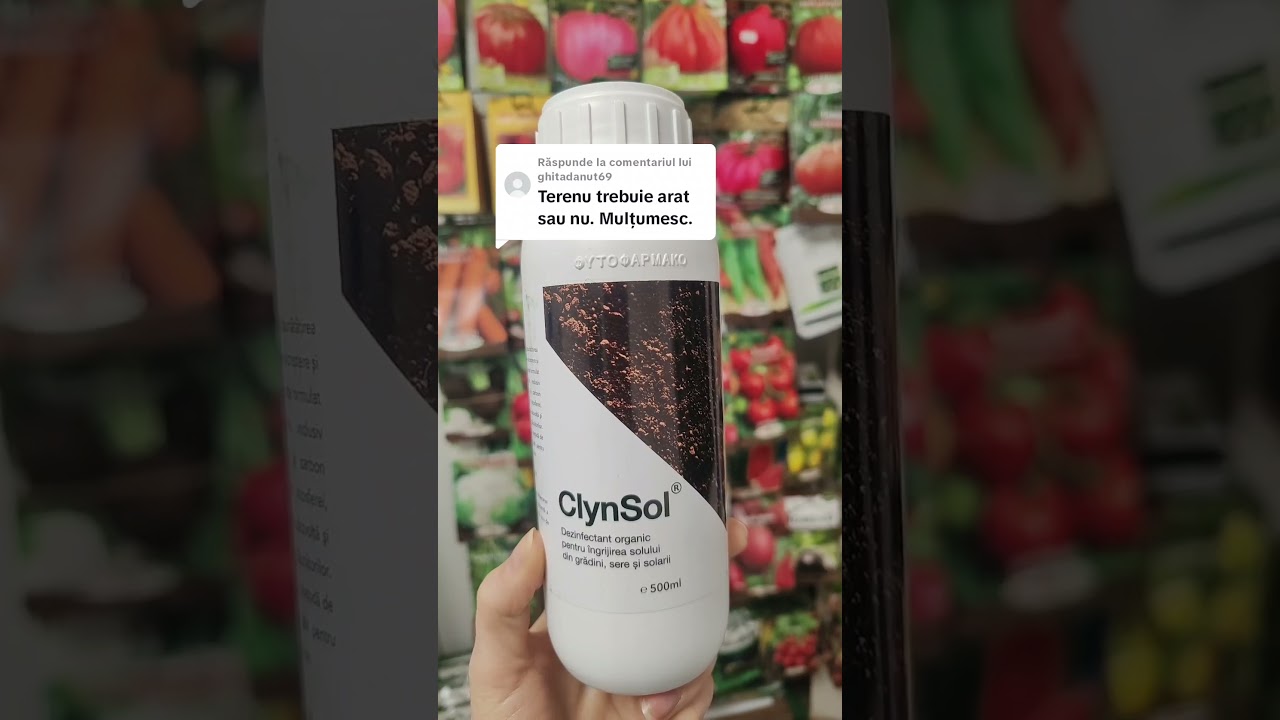 După dezinfectarea ecologică se ară terenul? 