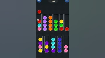 ball sort game @kk Gamer 532🔥 Level 106 💯 short game video