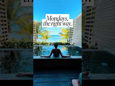 Mondays at #BanyanTreeMayakoba, Best Luxury Resort in Mexico's #RivieraMaya #shorts