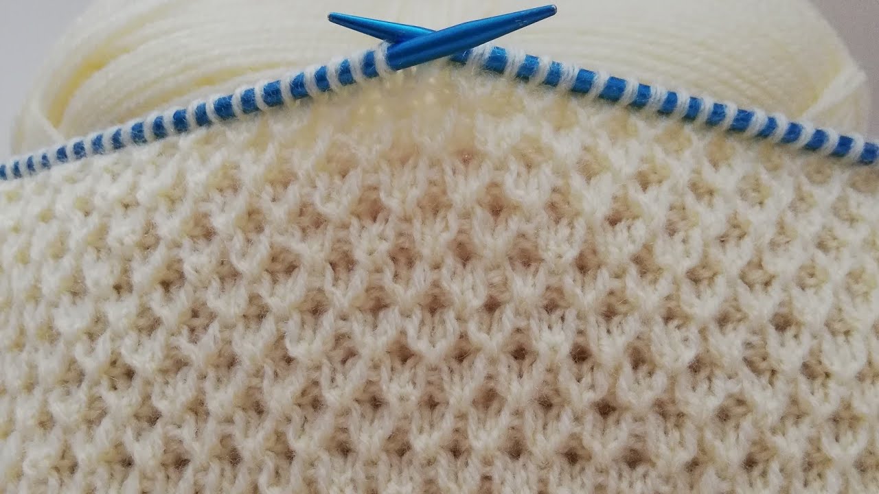 Вяжем жилет за три дня, это так просто 🎉 объяснение схемы вязания двумя спицами 🎉