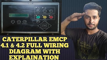 CATERPILLAR EMCP 4.1 4.2 POWERWIZARD FULL WIRING DRAWING AND EXPLAINATION/ RASHID KHAN GENERATOR