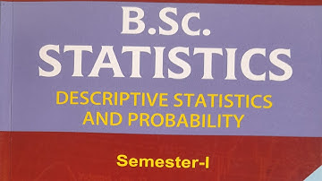 Telangana State Semester I Text book: Descriptive Statistics and Probability