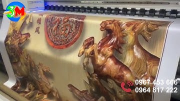 Tranh dán tường 8D | Mẫu tranh lụa 8D cao cấp nhất