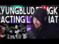 Newova REACTS To "YUNGBLUD feat. Machine Gun Kelly - acting like that (Official Visualizer)" !!