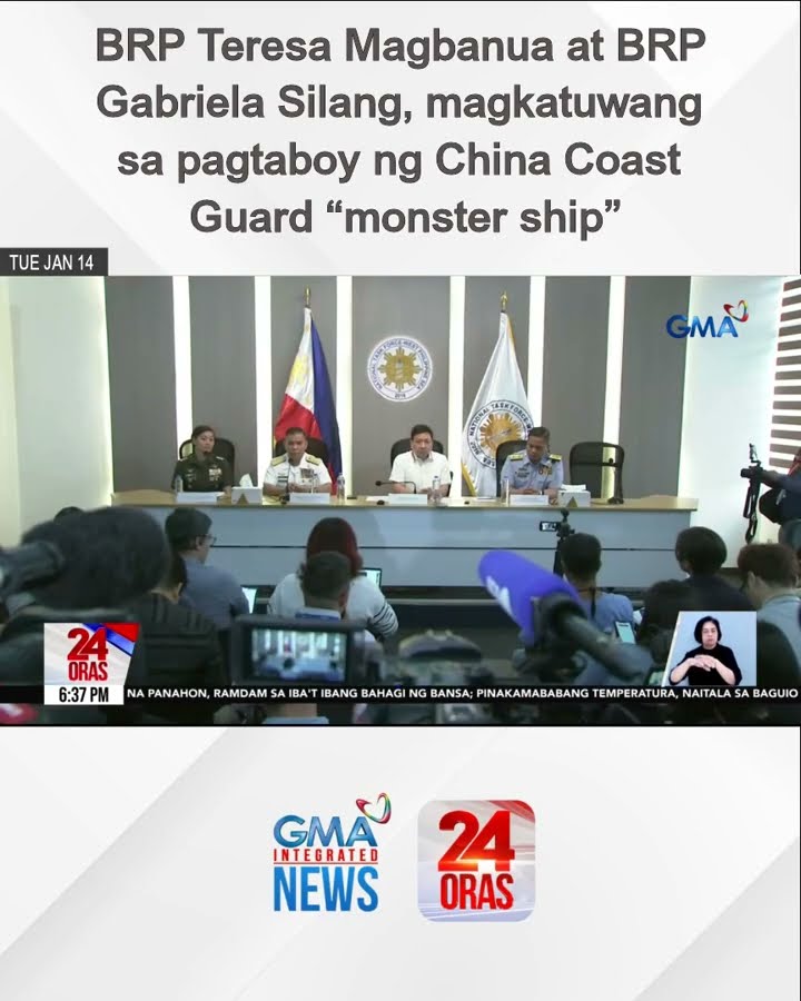 BRP Teresa Magbanua at BRP Gabriela Silang, magkatuwang sa pagtaboy ng China Coast... | 24 Oras