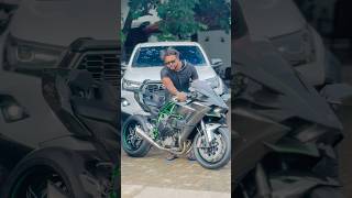 එයාගේ සද්දේ කොහොමද♥️😍🇱🇰#kawasaki #ninja #h2r #slbikes #srilanka #fypシ゚viral #highcapacity #shorts