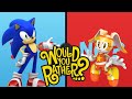 Sonic and Cream Play Would You Rather