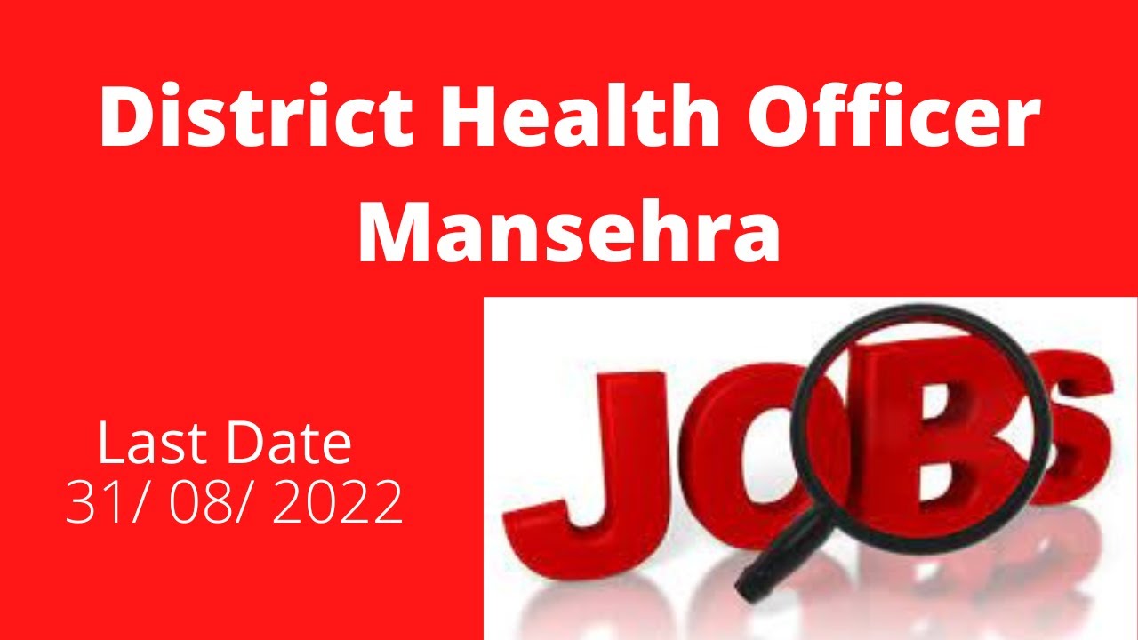 New Jobs in KPK Health Department (Mansehra) Etea jobs 2022 YouTube