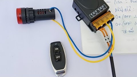 Công Tắc Đen 30A, Điều Khiển Từ Xa Bằng Remote 433Mhz