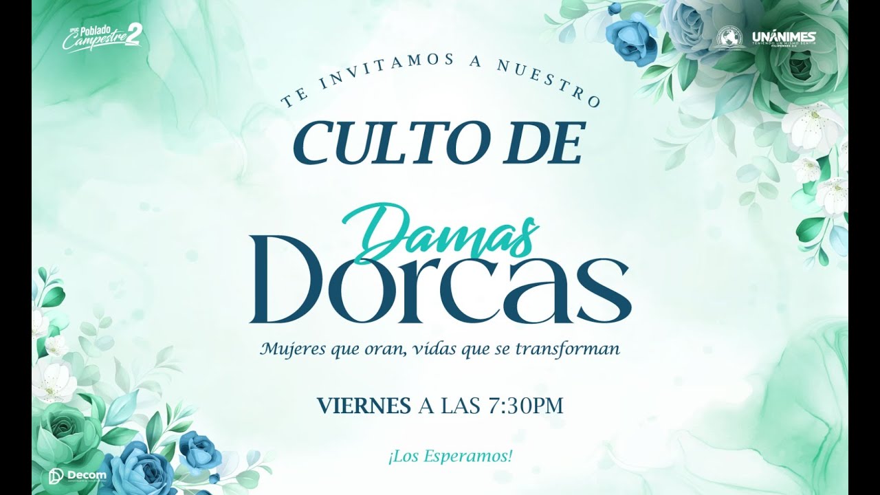 Culto De Damas Dorcas 🔴 En vivo - YouTube