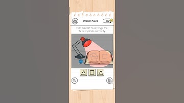 Braintest 3 Level 25 Help Gundolf to arrange the three symbols correctly #braintest #trending #game