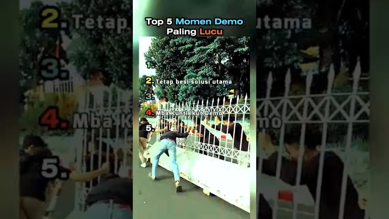 Top 5 Momen Demo Paling Lucu