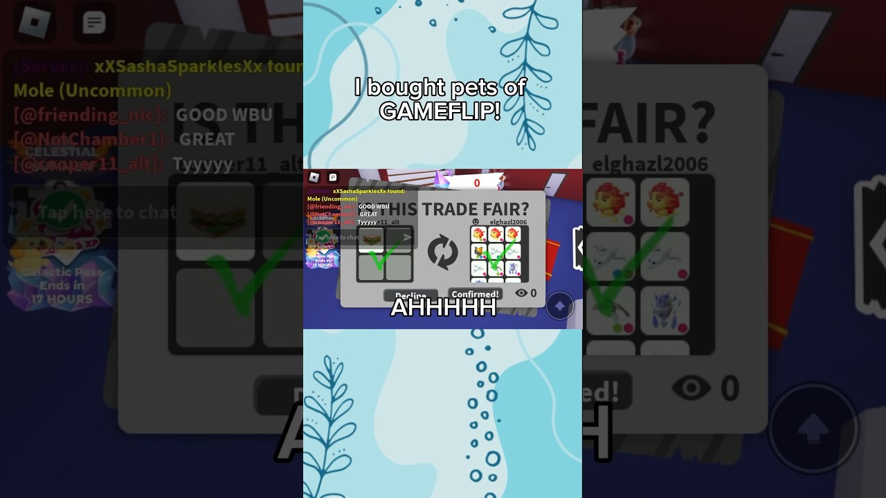 Buying adopt me pets off of GAMEFLIP! 