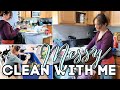 EXTREME CLEAN WITH ME | SUPER MESSY HOUSE CLEANING MOTIVATION + Messy Closet Clean Out