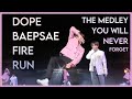 Bts  medley  dope baepsae fire run  ly speak yourself the final 2019 eng sub full