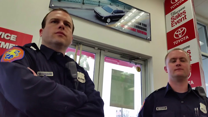Toyota Dealer Manager Called The Cops On Me