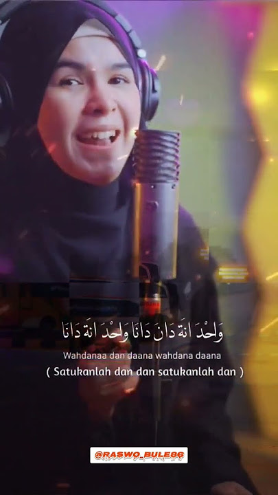 Lirik Lagu 'Wahdana' _Wafiq Azizah #wafiqazizah #sholawat #shorts