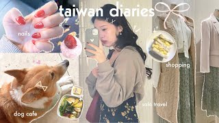 taiwan diaries ☁ personal color analysis, cafes, night market, reality of solo traveling