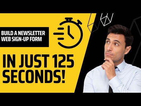 Create Newsletter Sign