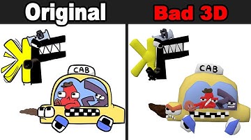 3D vs ORIGINAL | Alphabet Lore | Animation 3d vs Real life plush PART 2