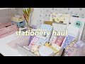 STATIONERY HAUL  🍰 cute notepads, highlighter, muji, kawaii journal // ft. stationerypal