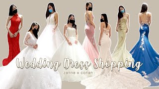 Wedding dress shopping/rental! & I said yes to many dresses! + then-boyfriend/ now-husband reviews