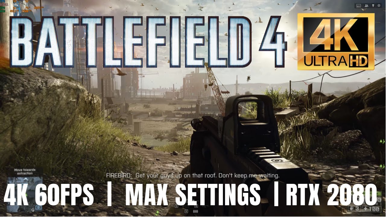 Battlefield 4 Pc Gameplay | 4K 60FPS | Max Settings | MSI RTX 2080 + I5 9400F