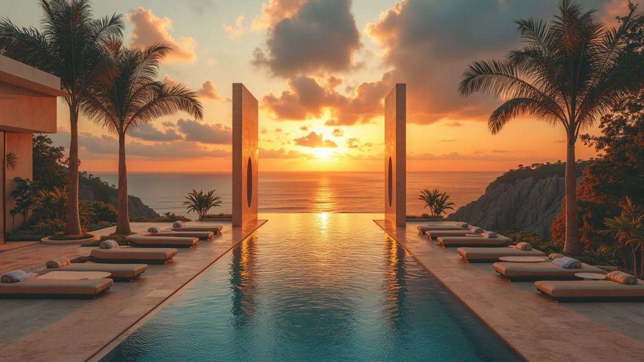 Тропический Дип Хаус ~ Лаунж-Грувы Заката у Океана