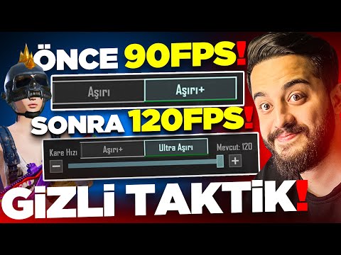 120 FPS OLMAYAN CİHAZIMDA 120 FPS AYARINI AÇTIK! BU TAKTİK İNANILMAZ! PUBG Mobile