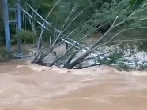 Η κρεμαστή γέφυρα των Τεμπών μετά την θεομηνία Daniel- Μιλάει ο π. Πορφύριος Γκόλαντας