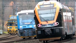 Vlaky, Hoštejn, 18.11.2023