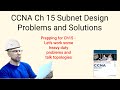 CCNA Ch15 Subnet Design Problems