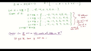 VLOG The Left Multiplication Action of a Group