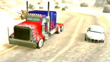 Transformers: The Game (PSP) - Walkthrough Part 8 - Road To Hoover 2