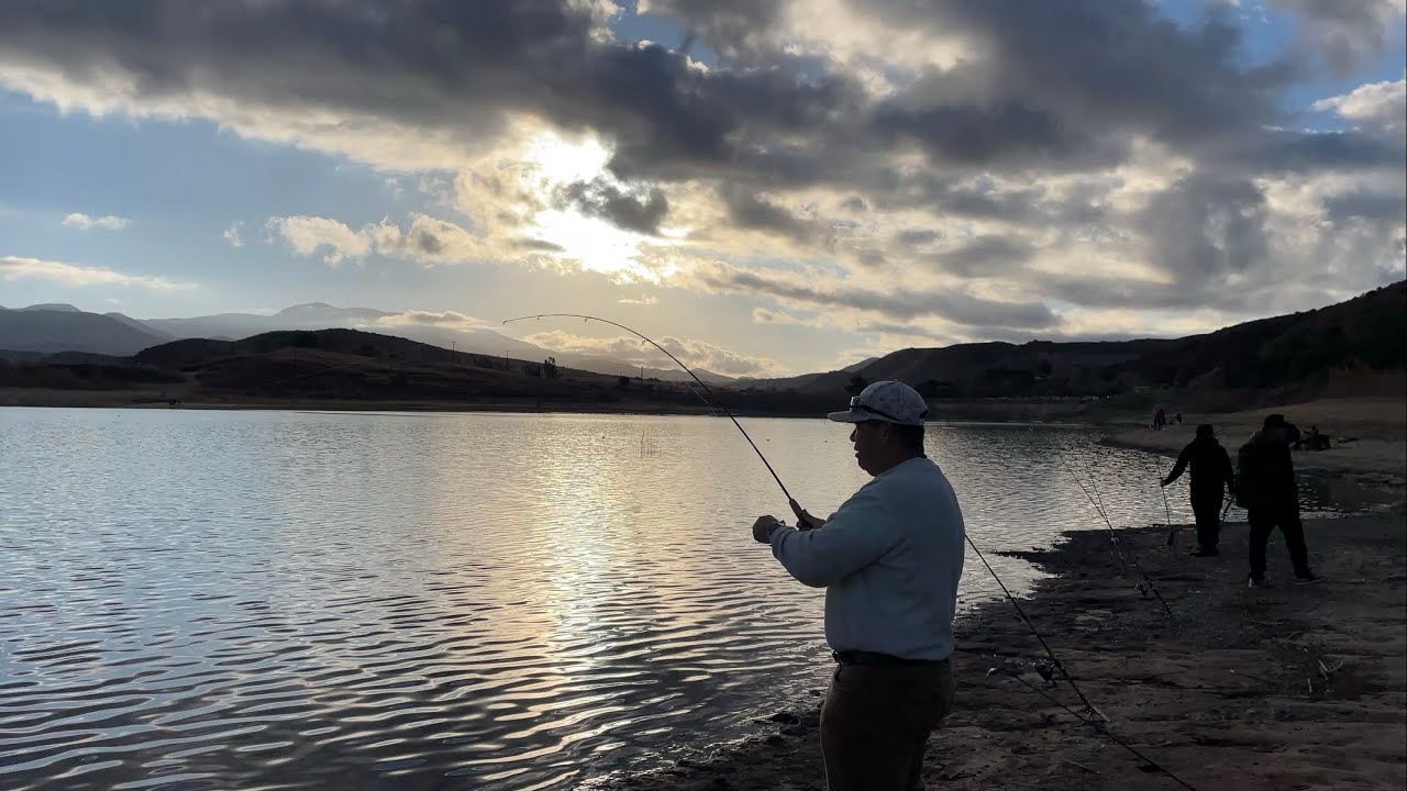 Catching Big Trout at Irvine Lake